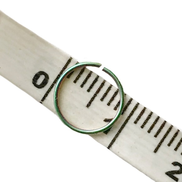 5 Seamless Nose Hoops Bendable Surgical Steel - Picture 6 of 8